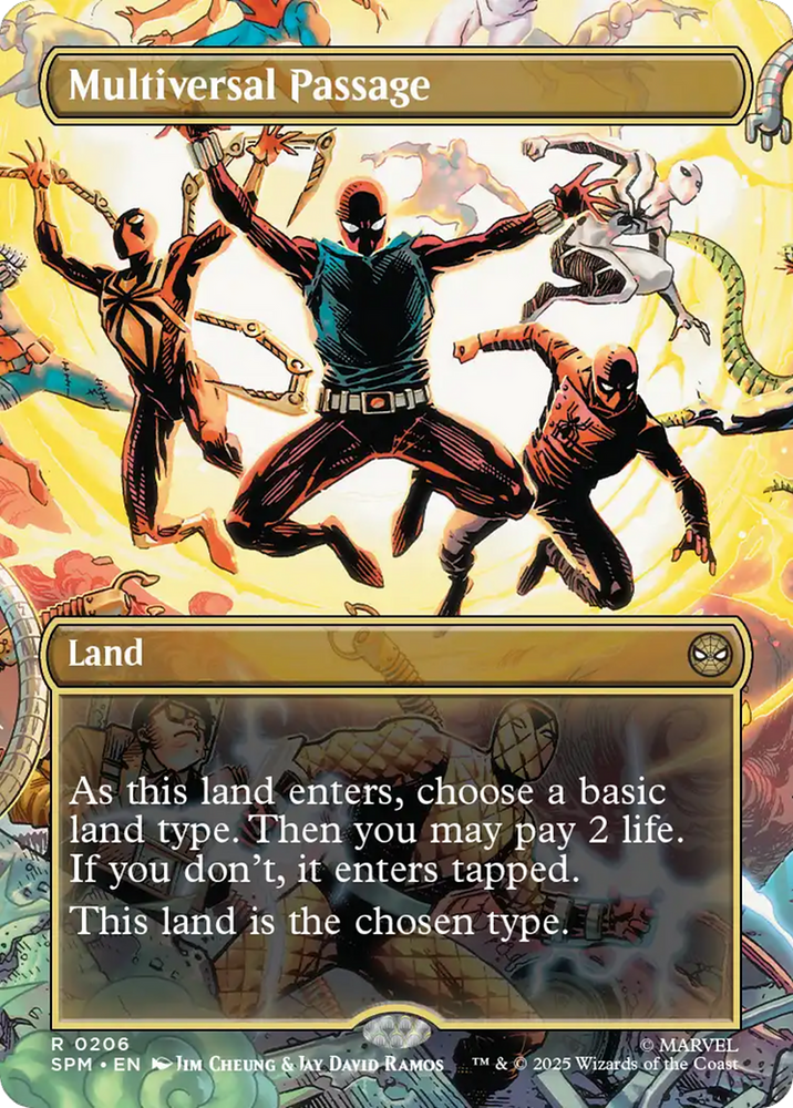 Multiversal Passage (Borderless) [Marvel's Spider-Man] Magic: The Gathering