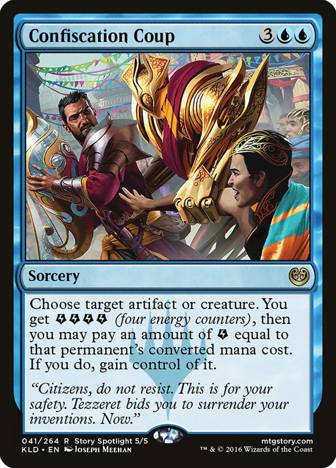 Confiscation Coup [Kaladesh] Magic: The Gathering