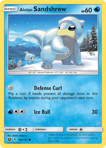 Alolan Sandshrew (19a/145) [Alternate Art Promos] Pokémon