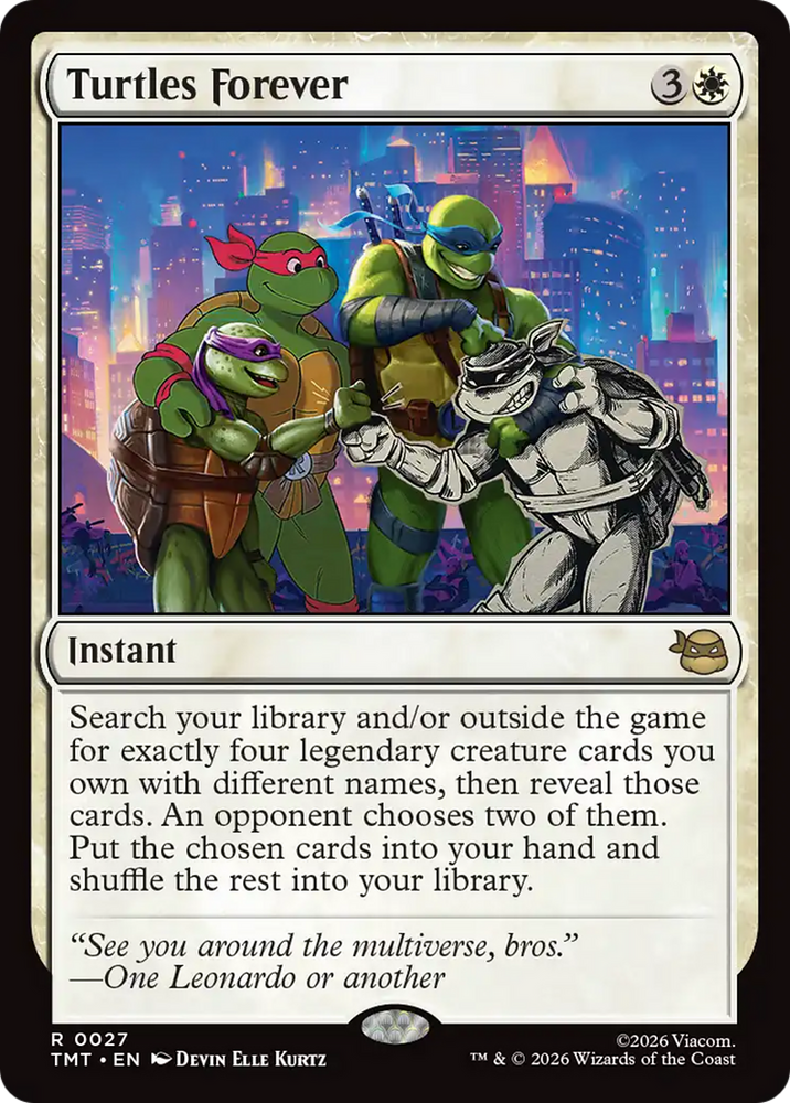 Turtles Forever [Teenage Mutant Ninja Turtles] Magic: The Gathering
