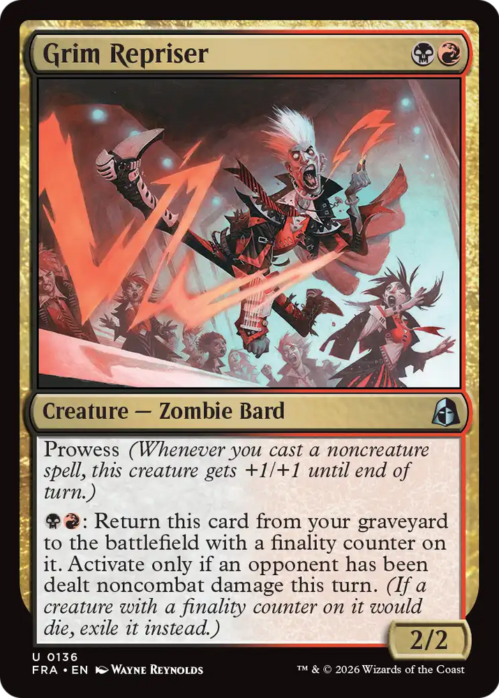 Grim Repriser [Reality Fracture] Magic: The Gathering