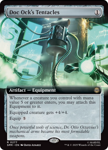 Doc Ock's Tentacles (Extended Art) [Marvel's Spider-Man] Magic: The Gathering