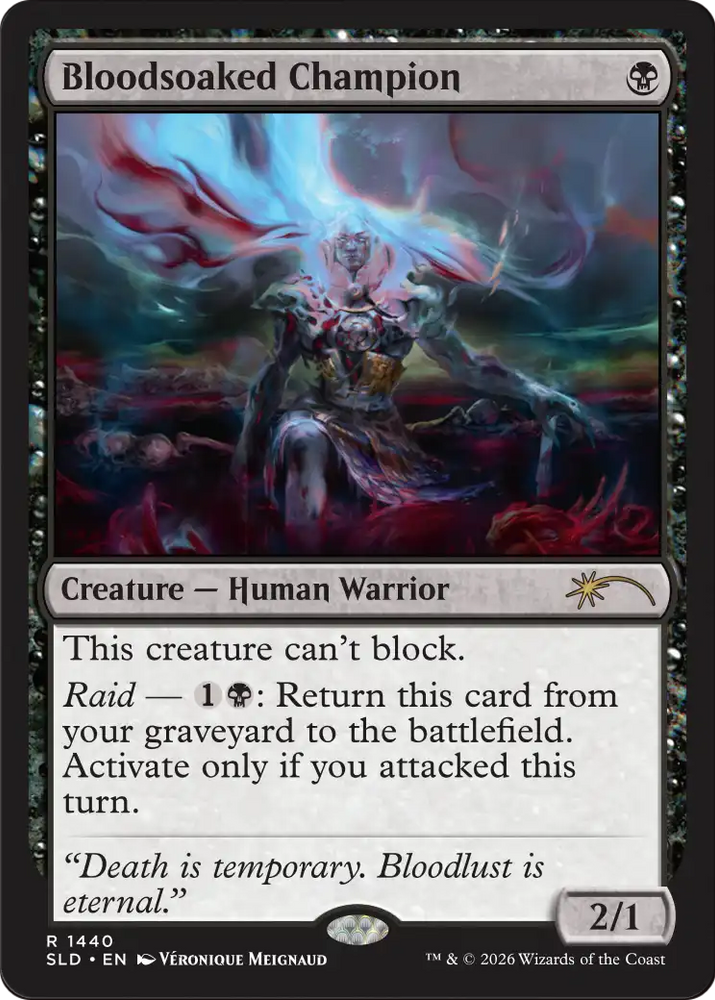 Bloodsoaked Champion [Secret Lair Drop Series] Magic: The Gathering