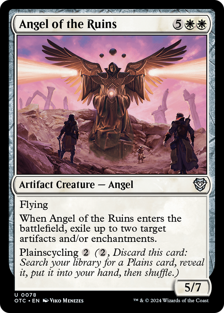 Angel of the Ruins [Outlaws of Thunder Junction Commander] Magic: The Gathering
