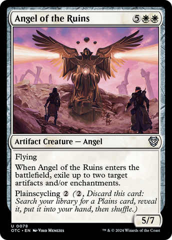 Angel of the Ruins [Outlaws of Thunder Junction Commander] Magic: The Gathering