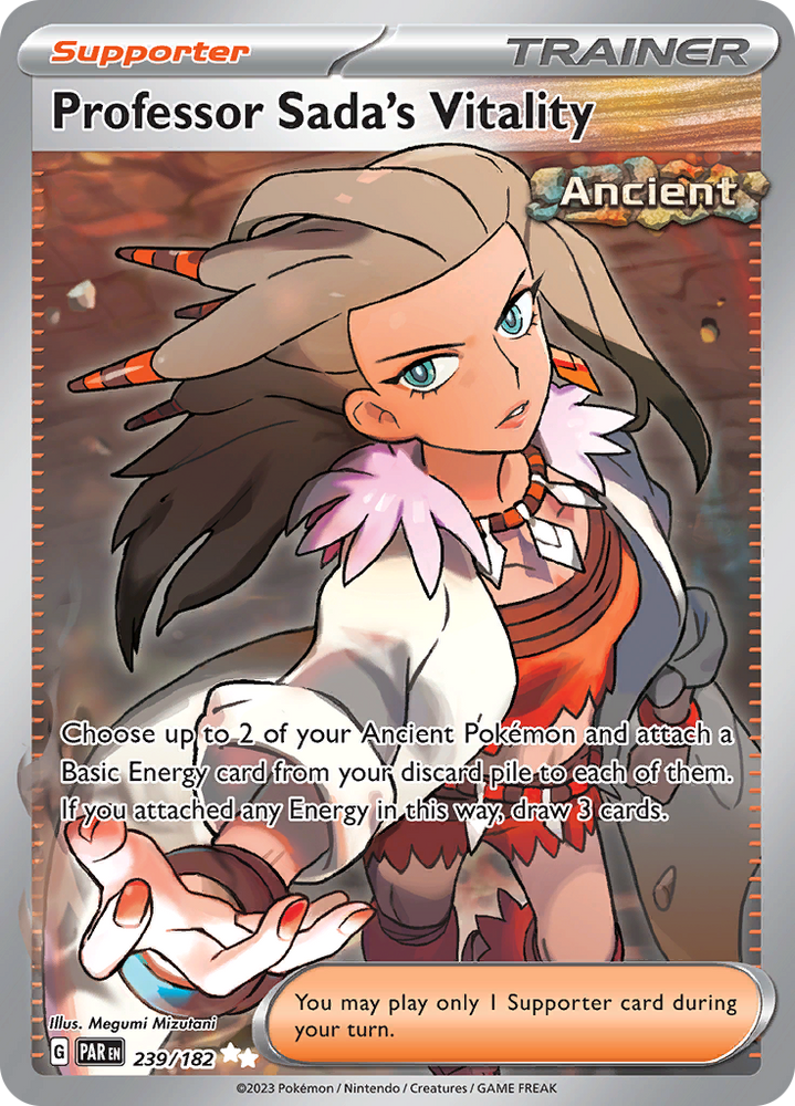 Professor Sada's Vitality (239/182) [Scarlet & Violet: Paradox Rift] Pokémon