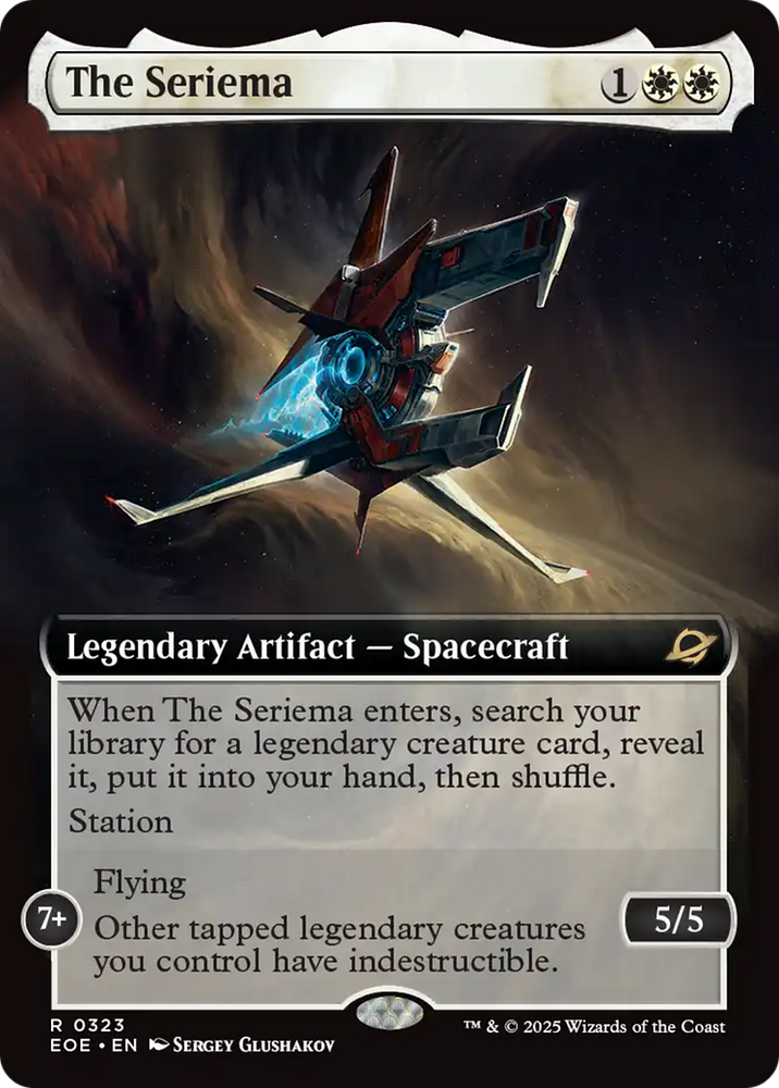 The Seriema (Extended Art) [Edge of Eternities] Magic: The Gathering