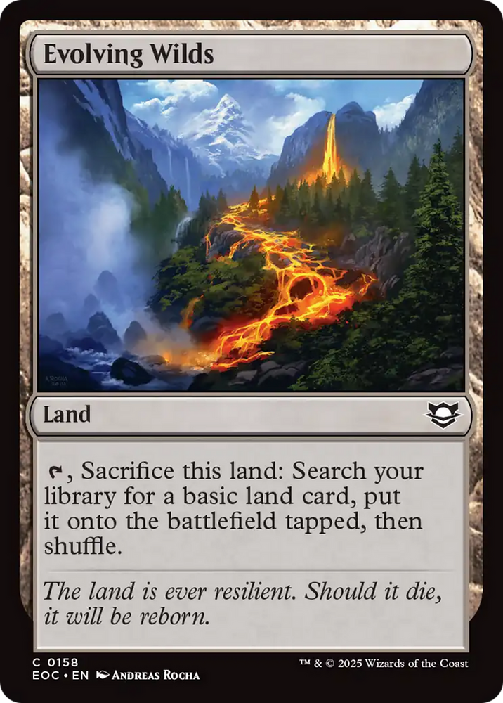 Evolving Wilds [Edge of Eternities Commander] Magic: The Gathering