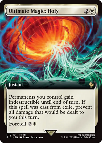 Ultimate Magic: Holy (Extended Art) [FINAL FANTASY Commander] Magic: The Gathering