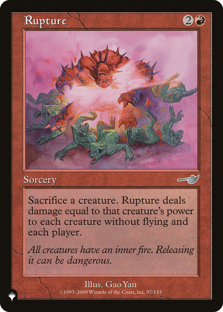 Rupture [The List] Magic: The Gathering