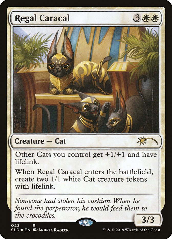Regal Caracal [Secret Lair Drop Series] Magic: The Gathering