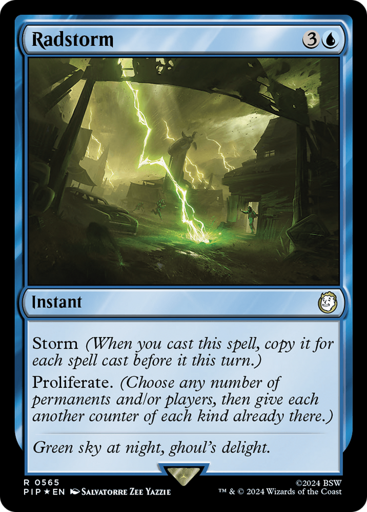 Radstorm (Surge Foil) [Fallout] Magic: The Gathering