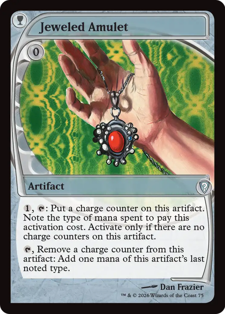 Jeweled Amulet (Future Sight) [Mystery Booster: Commander Edition] Magic: The Gathering