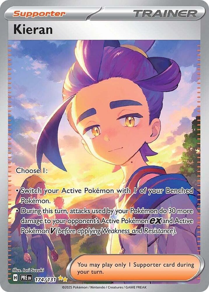 Kieran (174/131) [Scarlet & Violet: Prismatic Evolutions] Pokémon