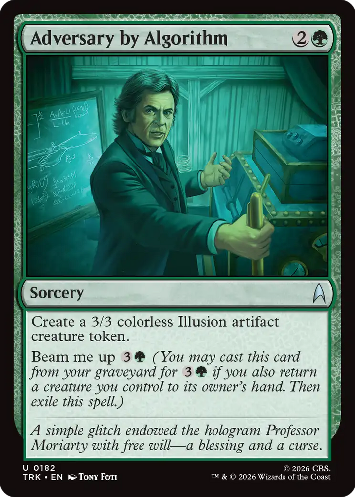 Adversary by Algorithm [Star Trek] Magic: The Gathering