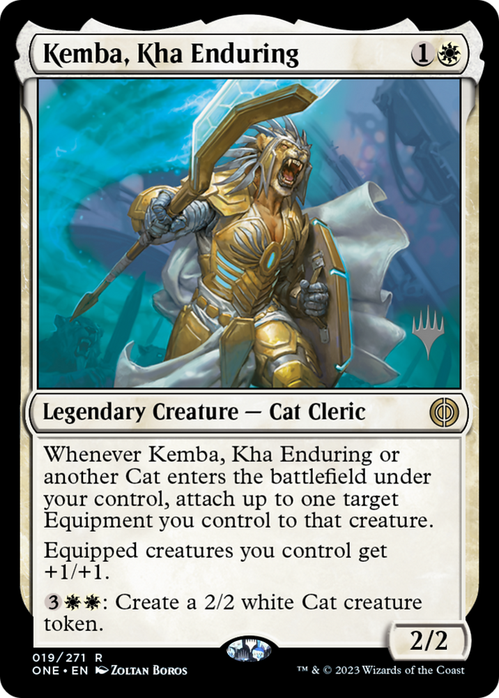 Kemba, Kha Enduring (Promo Pack) [Phyrexia: All Will Be One Promos] Magic: The Gathering