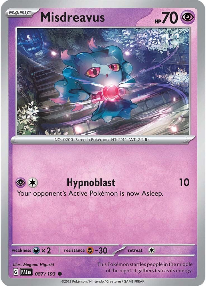 Misdreavus (087/193) [Scarlet & Violet: Paldea Evolved] Pokémon