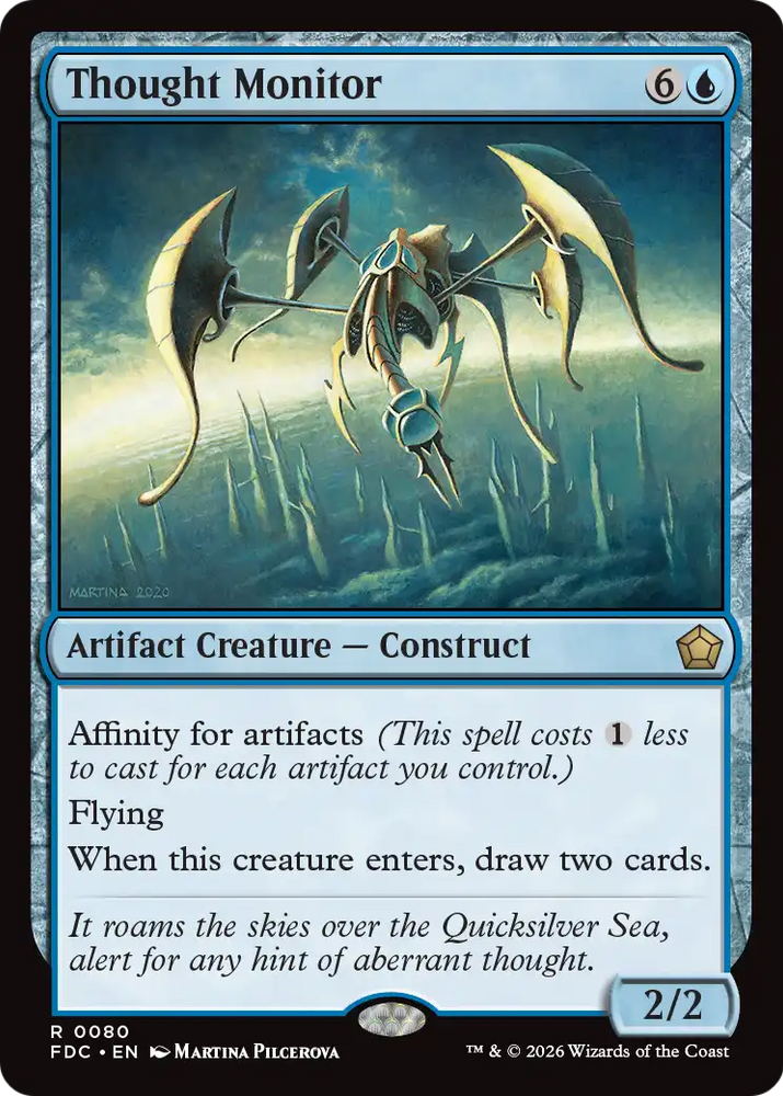 Thought Monitor [Foundations Commander] Magic: The Gathering