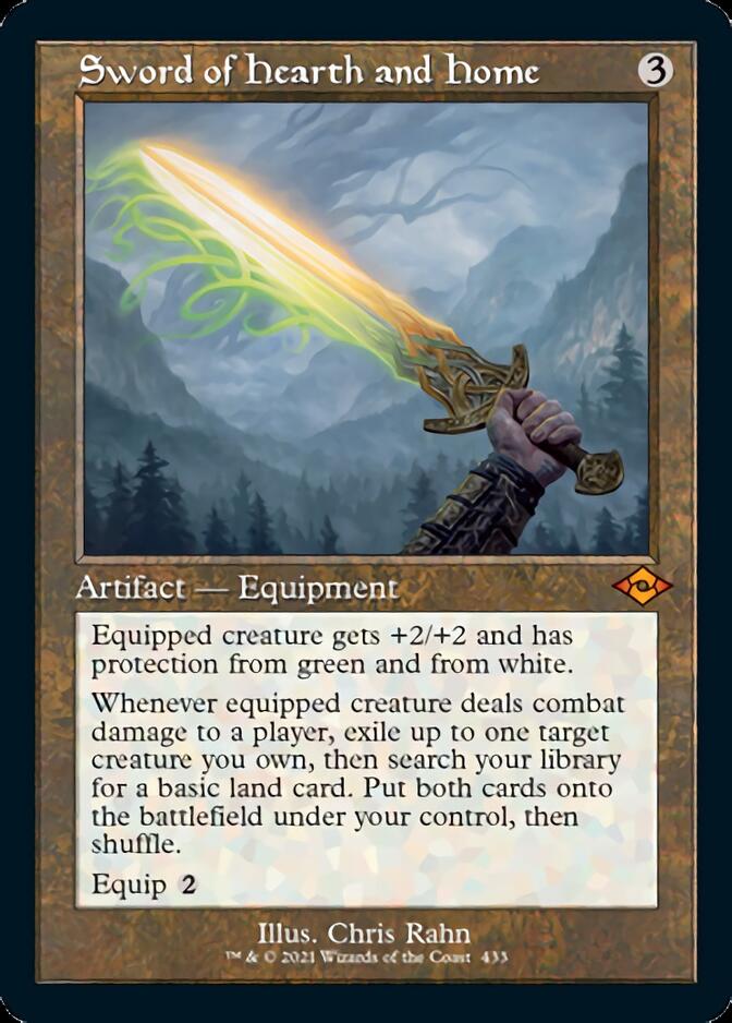 Sword of Hearth and Home (Retro Foil Etched) [Modern Horizons 2] Magic: The Gathering