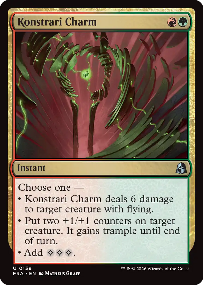 Konstrari Charm [Reality Fracture] Magic: The Gathering