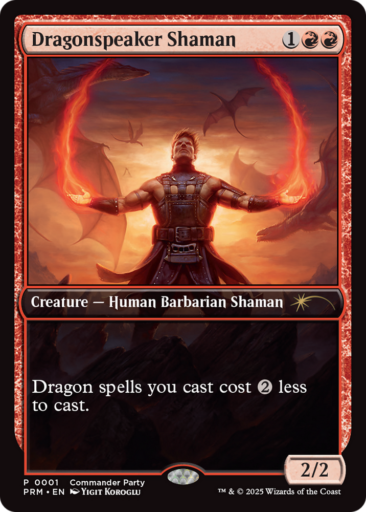Dragonspeaker Shaman [Wizards Play Network 2025] Magic: The Gathering