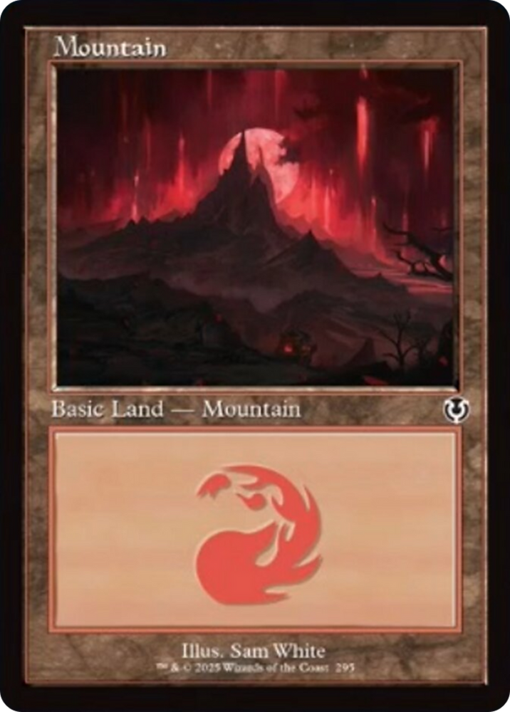 Mountain (295) (Retro Frame) [Innistrad Remastered] Magic: The Gathering
