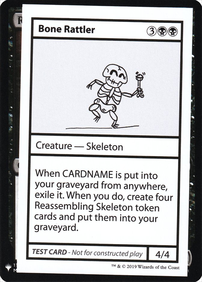 Bone Rattler [Mystery Booster Playtest Cards] Magic: The Gathering