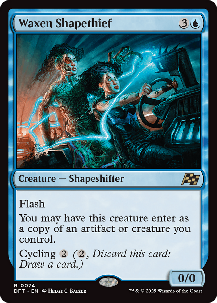 Waxen Shapethief [Aetherdrift] Magic: The Gathering
