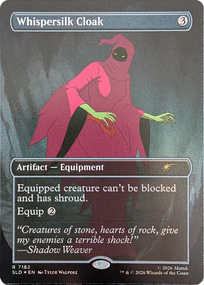 Whispersilk Cloak (7182) [Secret Lair Drop Series] Magic: The Gathering