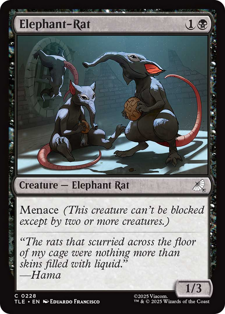 Elephant-Rat [Avatar: The Last Airbender: Eternal-Legal] Magic: The Gathering