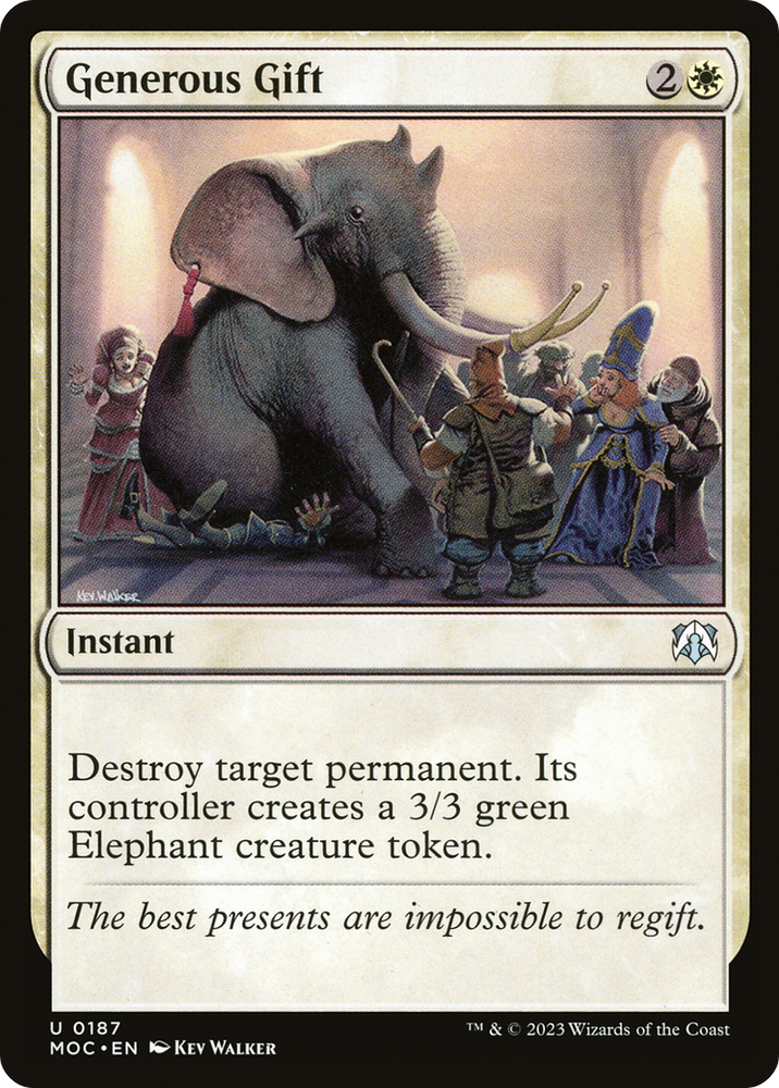 Generous Gift [March of the Machine Commander] Magic: The Gathering