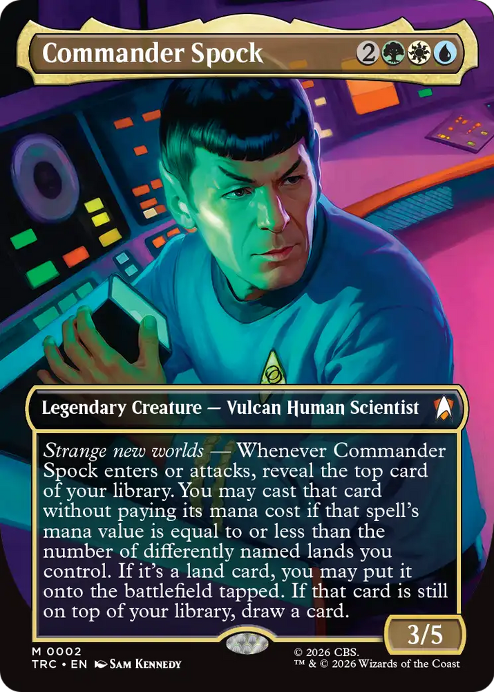 Curzon Dax, Bound by Blood (Extended Art) [Star Trek Commander] Magic: The Gathering