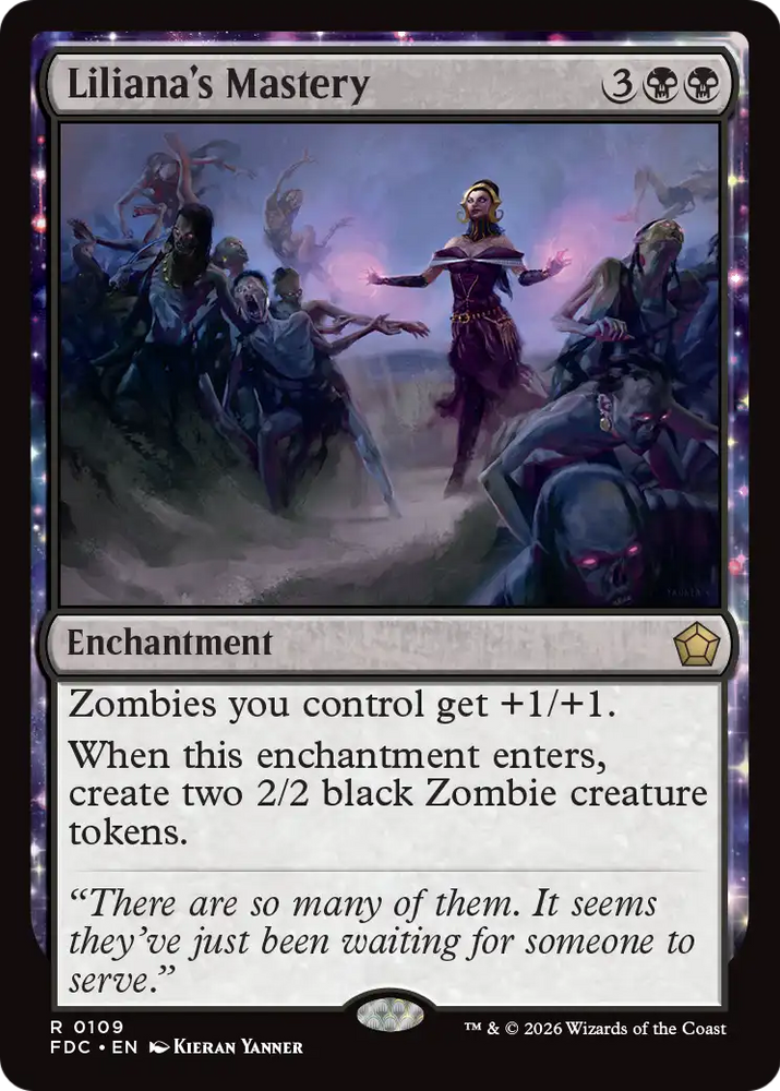 Liliana's Mastery [Foundations Commander] Magic: The Gathering