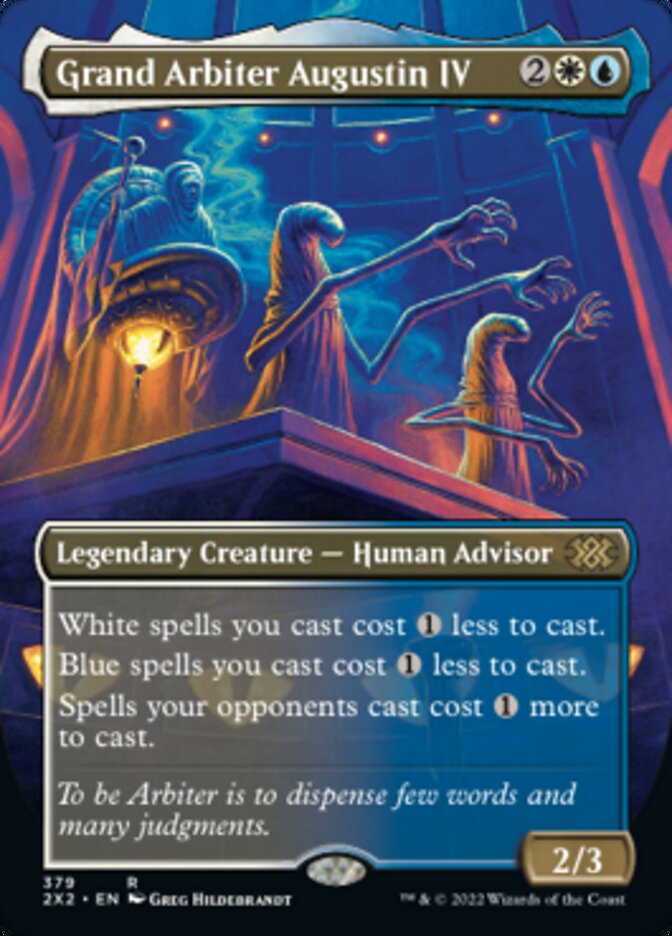 Grand Arbiter Augustin IV (Borderless Alternate Art) [Double Masters 2022] Magic: The Gathering