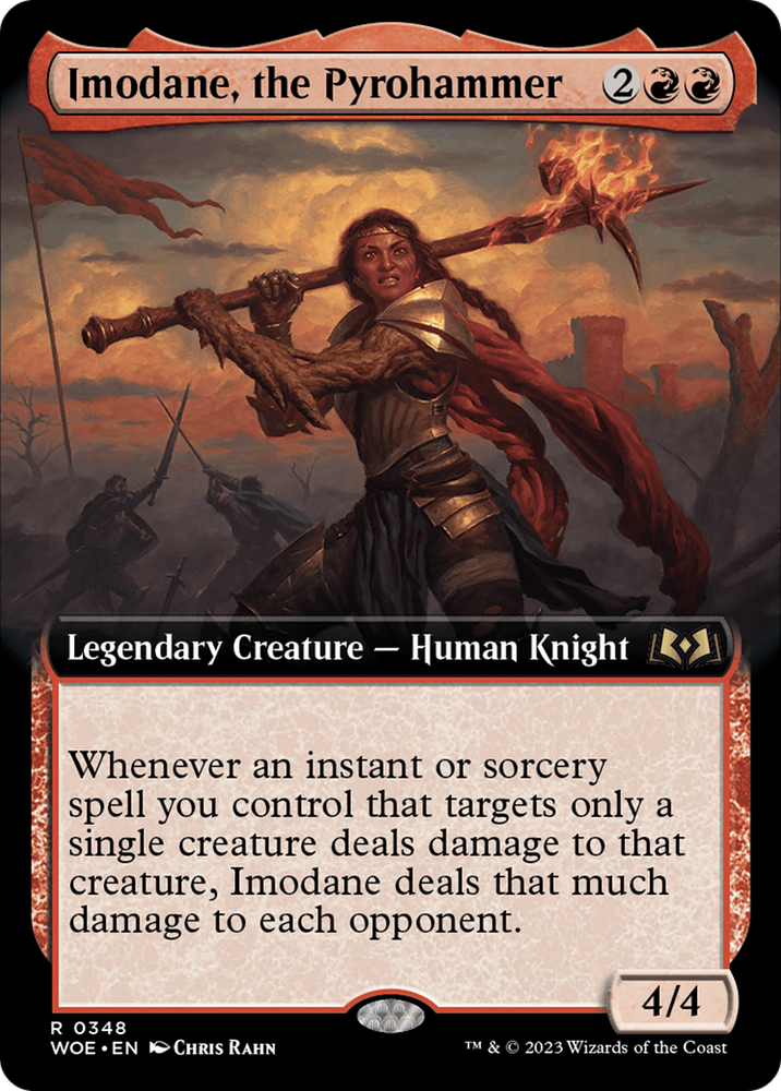 Imodane, the Pyrohammer (Extended Art) [Wilds of Eldraine] Magic: The Gathering