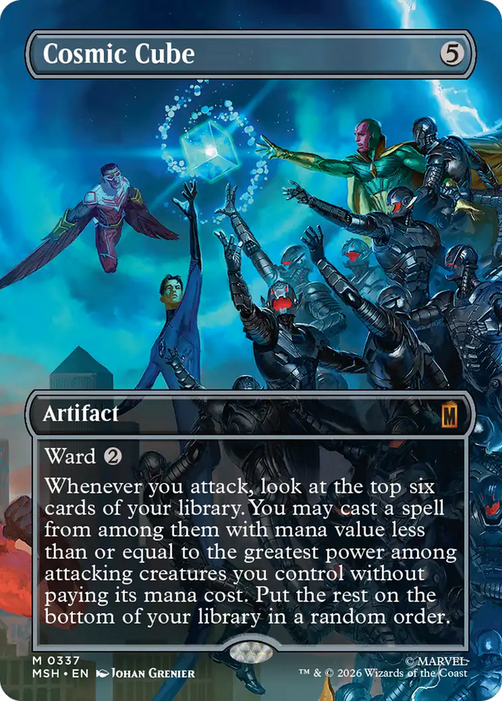 Cosmic Cube (Borderless) (0337) [Marvel Super Heroes] Magic: The Gathering
