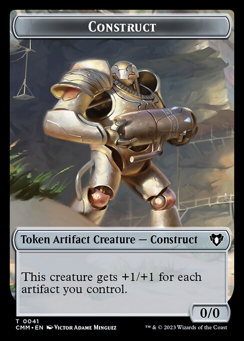 Servo // Construct (0041) Double-Sided Token [Commander Masters Tokens] Magic: The Gathering