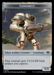 Servo // Construct (0041) Double-Sided Token [Commander Masters Tokens] Magic: The Gathering