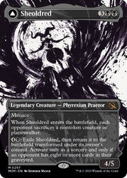 Sheoldred // The True Scriptures (Showcase Planar Booster Fun) [March of the Machine] Magic: The Gathering
