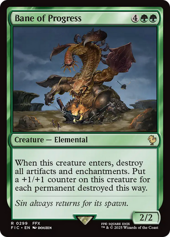 Bane of Progress [FINAL FANTASY Commander] Magic: The Gathering