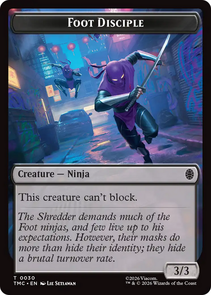 Foot Disciple [Teenage Mutant Ninja Turtles Commander] Magic: The Gathering
