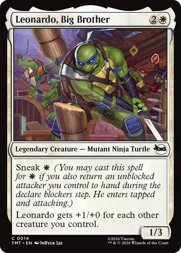 Leonardo, Big Brother [Teenage Mutant Ninja Turtles] Magic: The Gathering