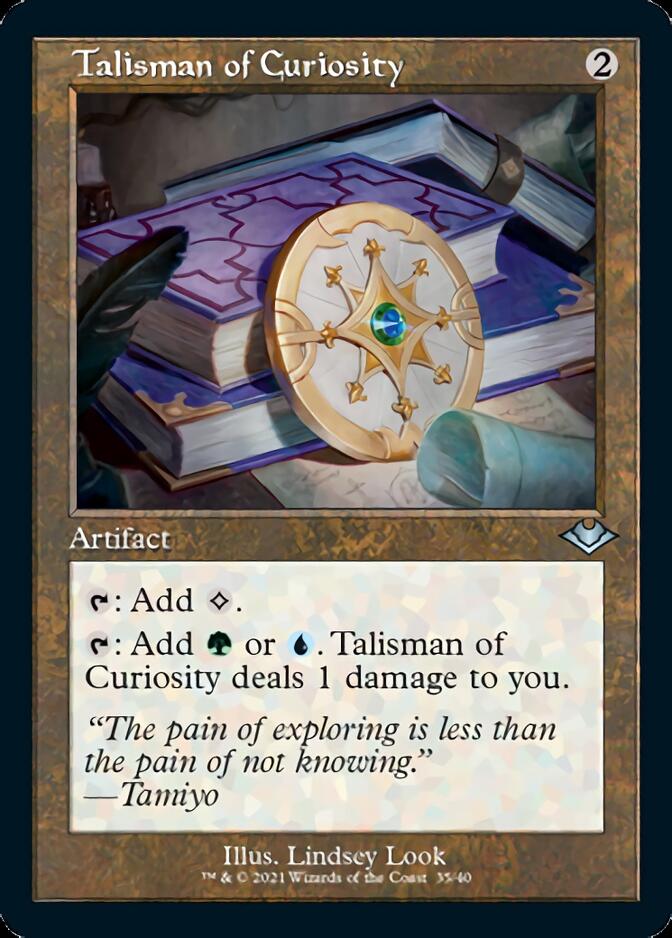 Talisman of Curiosity (Retro) [Modern Horizons] Magic: The Gathering