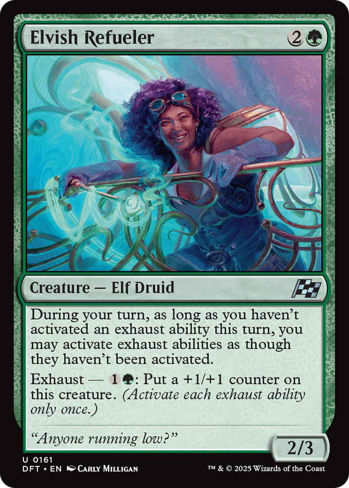Elvish Refueler [Aetherdrift] Magic: The Gathering