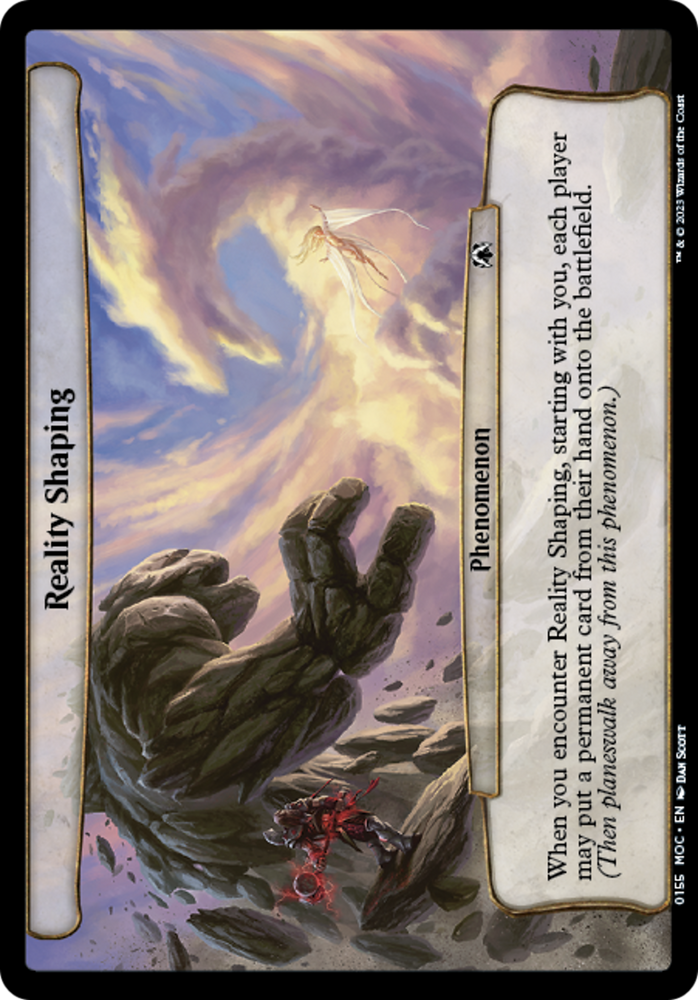 Reality Shaping [March of the Machine Commander] Magic: The Gathering