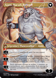 Ajani, Nacatl Pariah // Ajani, Nacatl Avenger (Borderless) [Modern Horizons 3] Magic: The Gathering