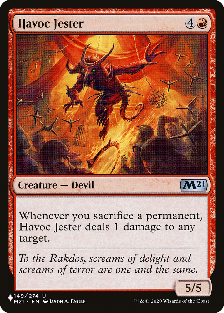 Havoc Jester [The List] Magic: The Gathering