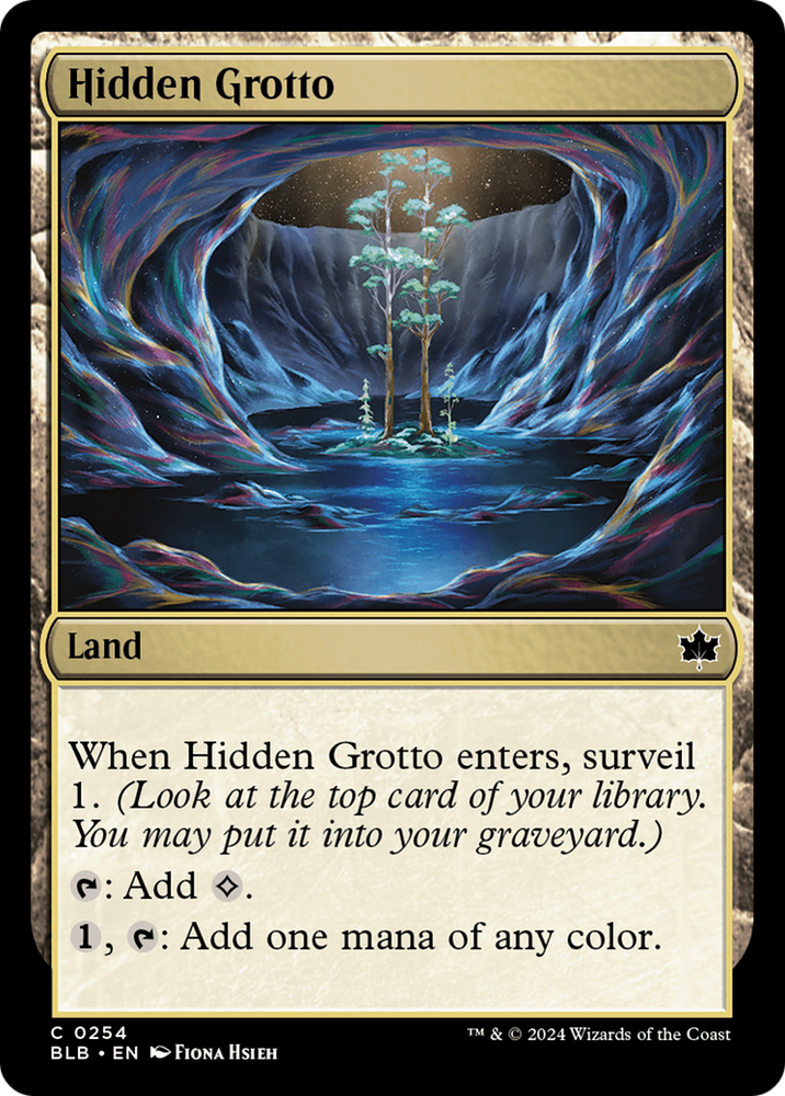 Hidden Grotto [Bloomburrow] Magic: The Gathering