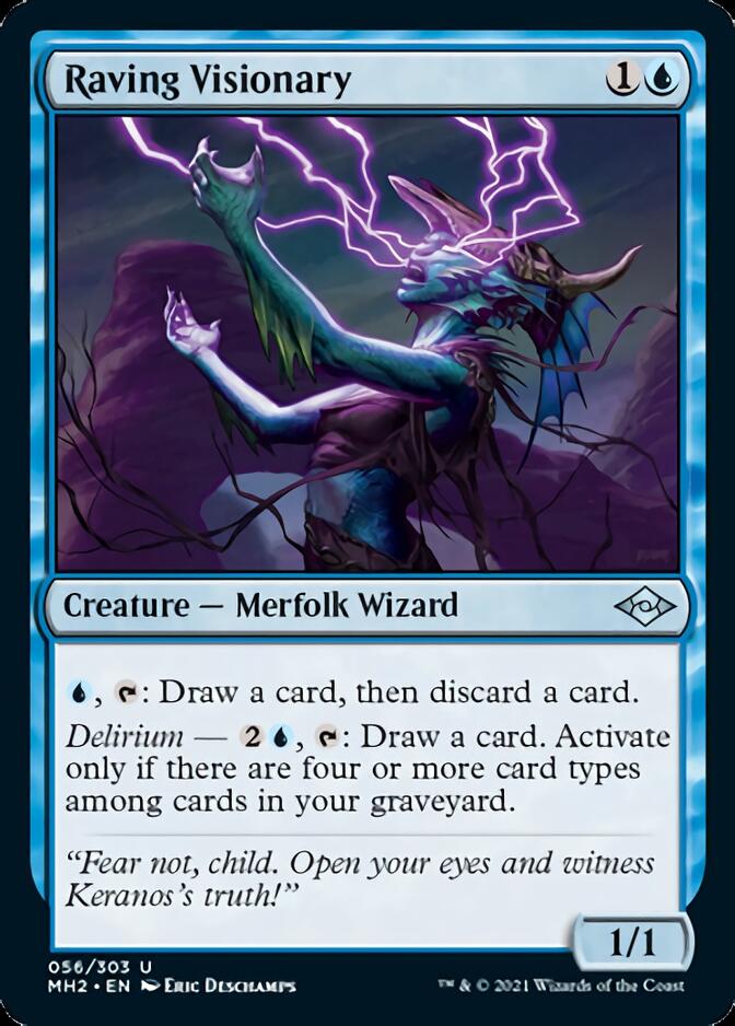 Raving Visionary [Modern Horizons 2] Magic: The Gathering