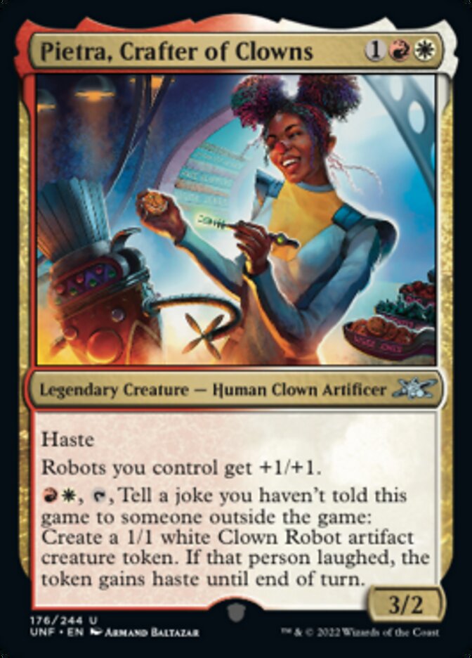 Pietra, Crafter of Clowns [Unfinity] Magic: The Gathering